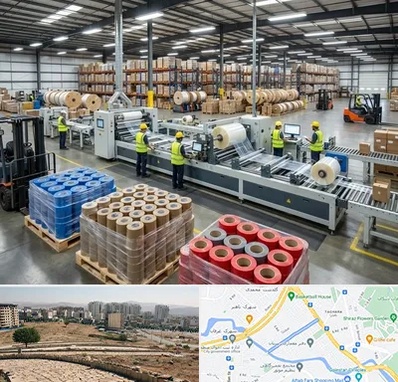 نوار چسب در کوی وحدت شیراز