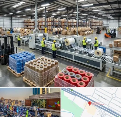 نوار چسب در لاله پارک تبریز