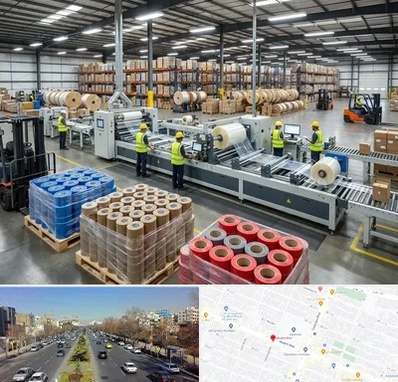 نوار چسب در بلوار معلم مشهد