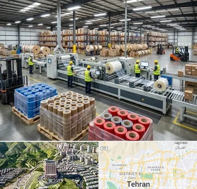 نوار چسب در شمال تهران 