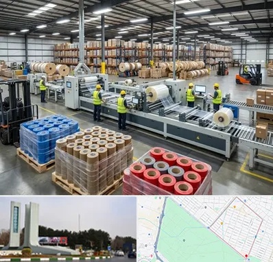 نوار چسب در بلوار فلسیطین مشهد