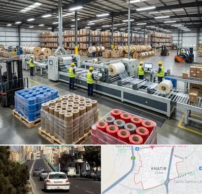 نوار چسب در خطیب تبریز 