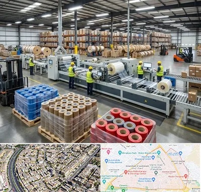 نوار چسب در شهرک غرب مشهد