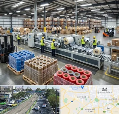 نوار چسب در جنوب تهران 