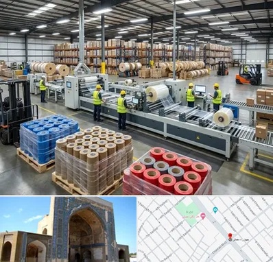 نوار چسب در مصلی مشهد 