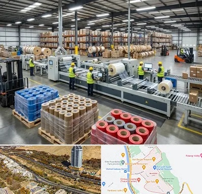 نوار چسب در خیابان نیایش شیراز