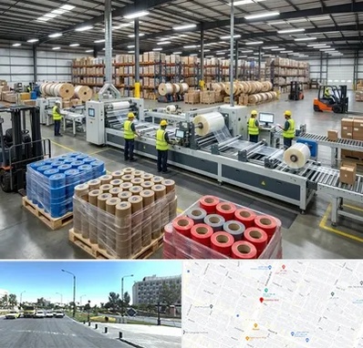 نوار چسب در بلوار کلاهدوز مشهد