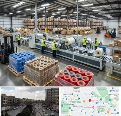 نوار چسب در بلوار فردوسی مشهد