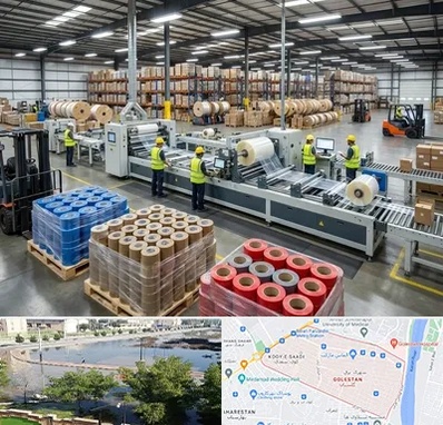 نوار چسب در گلستان اهواز 