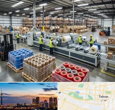 نوار چسب در غرب تهران 