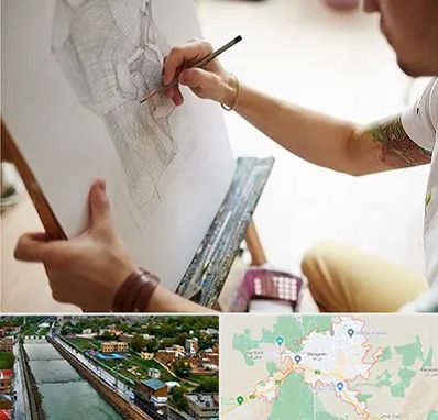 آموزشگاه طراحی سیاه قلم در مراغه