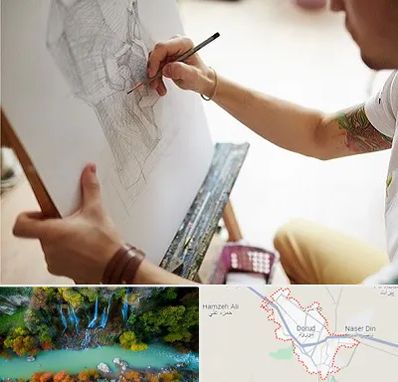 آموزشگاه طراحی سیاه قلم در دورود