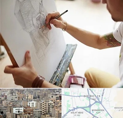 آموزشگاه طراحی سیاه قلم در جنوب شرق تهران