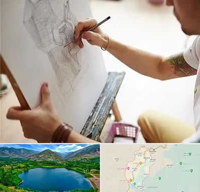 آموزشگاه طراحی سیاه قلم در رودبار