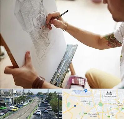 آموزشگاه طراحی سیاه قلم در جنوب تهران