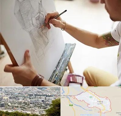 آموزشگاه طراحی سیاه قلم در یاسوج