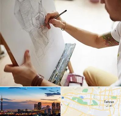 آموزشگاه طراحی سیاه قلم در غرب تهران 