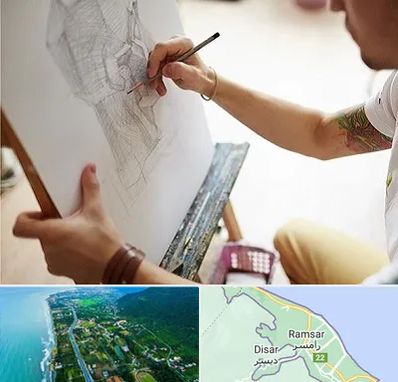 آموزشگاه طراحی سیاه قلم در رامسر