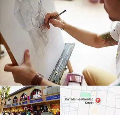 آموزشگاه طراحی سیاه قلم در 15 خرداد