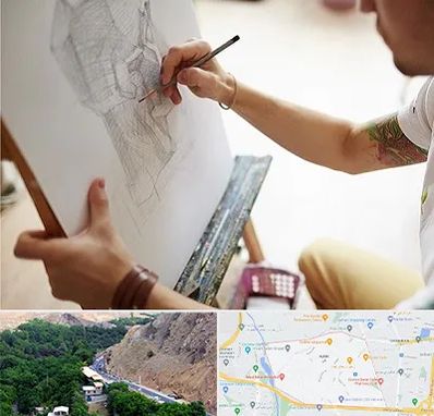 آموزشگاه طراحی سیاه قلم در کن