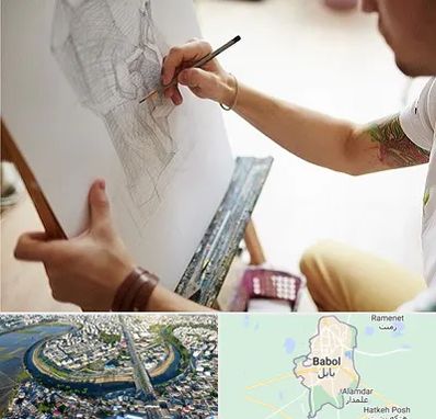 آموزشگاه طراحی سیاه قلم در بابل