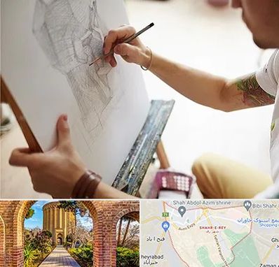 آموزشگاه طراحی سیاه قلم در شهر ری