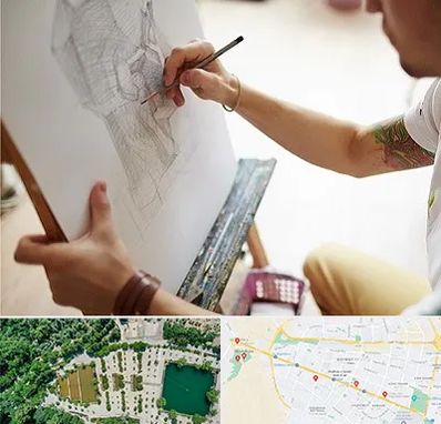 آموزشگاه طراحی سیاه قلم در وکیل آباد مشهد