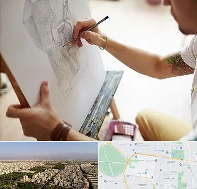 آموزشگاه طراحی سیاه قلم در نازی آباد