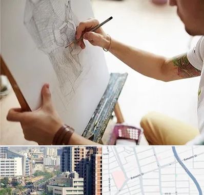 آموزشگاه طراحی سیاه قلم در خیابان بهشتی