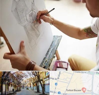 آموزشگاه طراحی سیاه قلم در تربیت تبریز