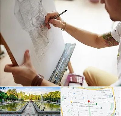 آموزشگاه طراحی سیاه قلم در سرسبز