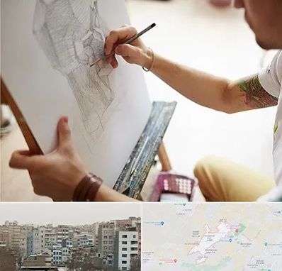 آموزشگاه طراحی سیاه قلم در محمد شهر کرج