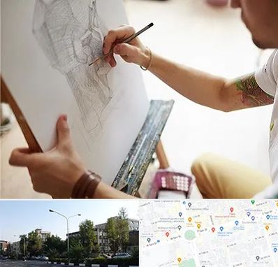 آموزشگاه طراحی سیاه قلم در میدان کاج