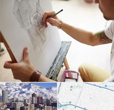 آموزشگاه طراحی سیاه قلم در ازگل