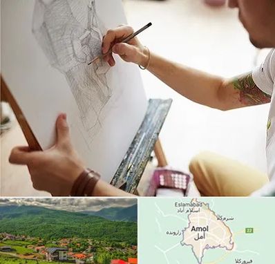 آموزشگاه طراحی سیاه قلم در آمل