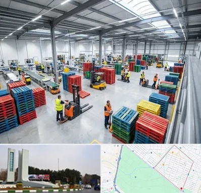 پالت پلاستیکی در بلوار فلسیطین مشهد