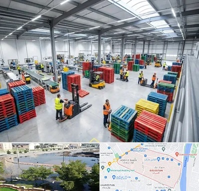 پالت پلاستیکی در گلستان اهواز 