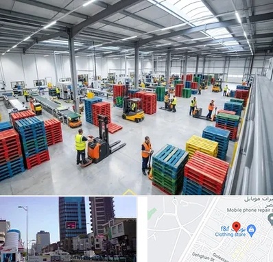 پالت پلاستیکی در چهارراه طالقانی کرج 