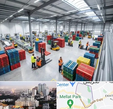 پالت پلاستیکی در الهیه 