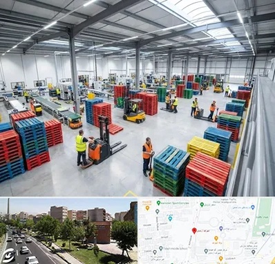پالت پلاستیکی در شهرک آزمایش 
