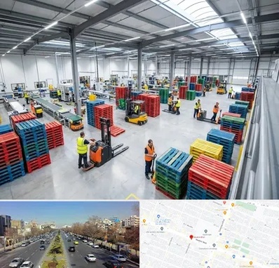 پالت پلاستیکی در بلوار معلم مشهد