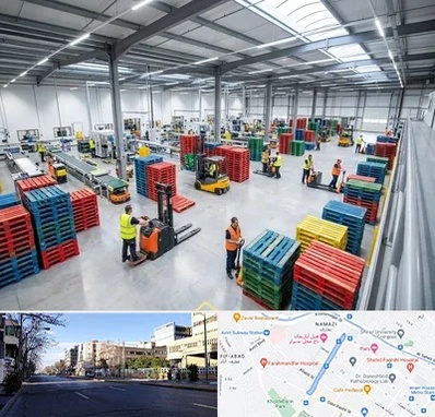 پالت پلاستیکی در خیابان ملاصدرا شیراز 