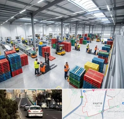 پالت پلاستیکی در خطیب تبریز 