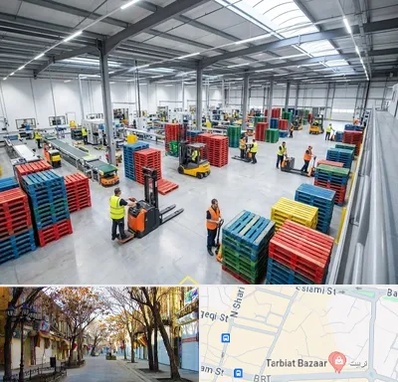 پالت پلاستیکی در تربیت تبریز 