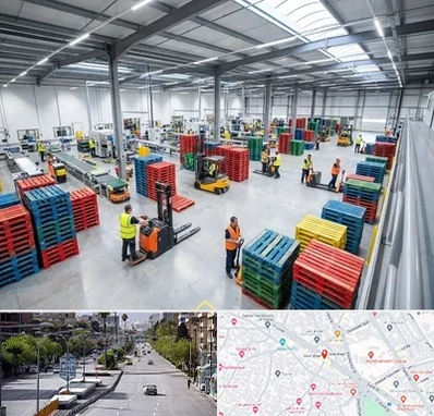 پالت پلاستیکی در خیابان زند شیراز 