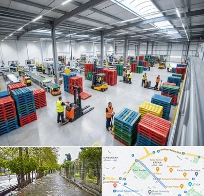 پالت پلاستیکی در خیابان ارم شیراز 