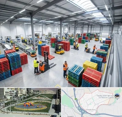 پالت پلاستیکی در مرزداران تبریز 