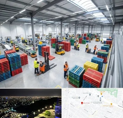 پالت پلاستیکی در هفت تیر مشهد