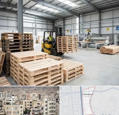 پالت چوبی در اسکندری 