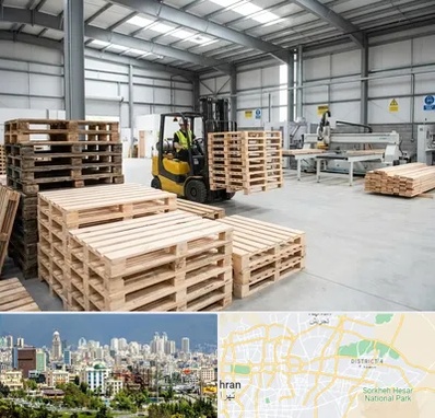 پالت چوبی در شرق تهران 